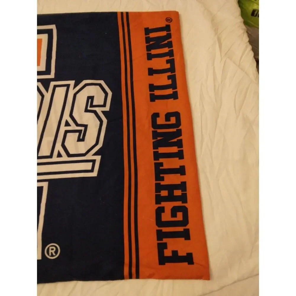 Fighting Illini Illinois Basketball Pillow Case